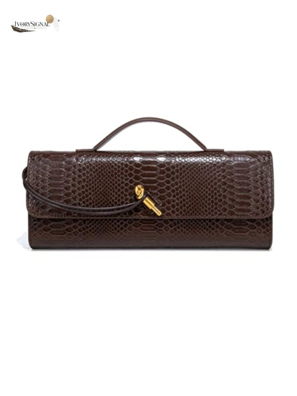 Crocodile Print Leather Clutch Evening Handbag Crossbody Tote Bag